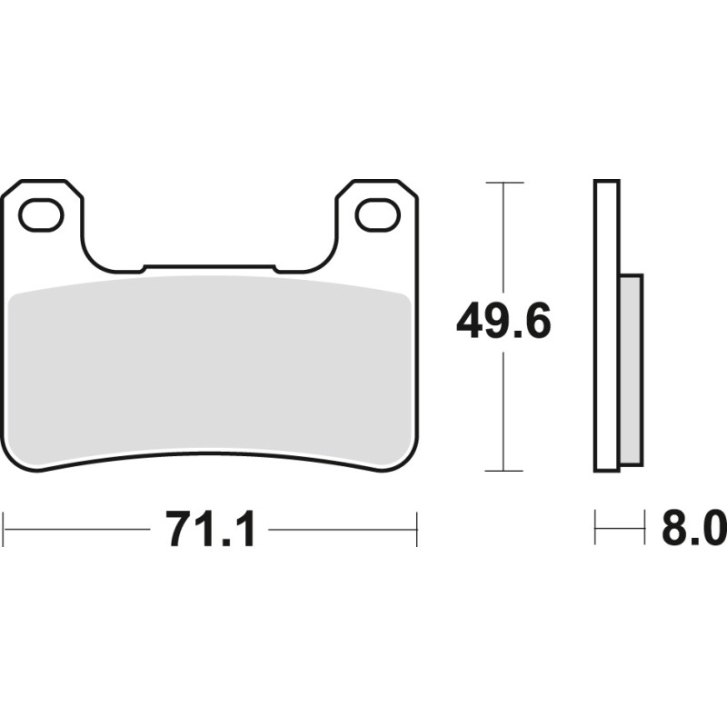 Klocki hamulcowe TRW ZF KH379 do Kawasaki Z900, KLZ1000, H2, Z1000, ZX10R i Suzuki GSXR600