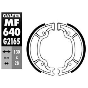 GALFER SZCZĘKI HAMULCOWE Y535 YAMAHA YBR 125/250 XV 125 VIRAGO XVS 125/250 DRAGSTAR SP 125 MAJESTY