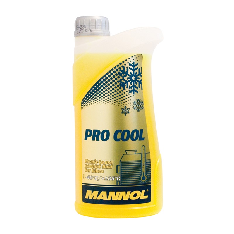 MANNOL PŁYN DO CHŁODNIC PRO COOL 1L MOTOCYKLOWY - gotowy do użycia