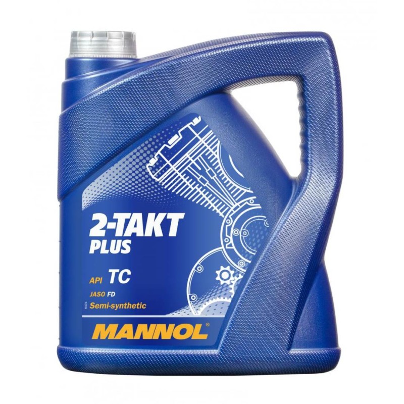 MANNOL Olej do mieszanki 2T Plus 4L (7204) - semisyntetyk