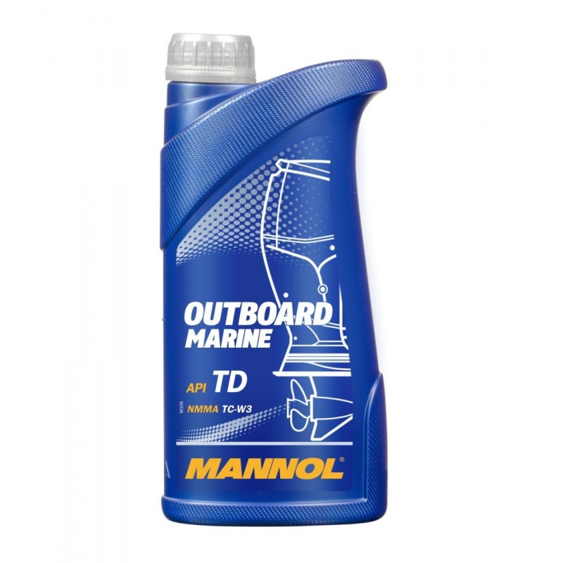 MANNOL Olej do Mieszanki 2T Outboard Marine TC-W3 API TD 1L (7207)