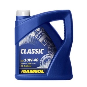 OLEJ SILNIKOWY MANNOL 10W40 CLASSIC SN/CH-4 5L (7501) PÓŁSYNTETYCZNY