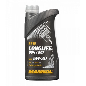 MANNOL Olej silnikowy 5W30 Longlife 504/507 O.E.M. for VW, AU 1 litr (7715)