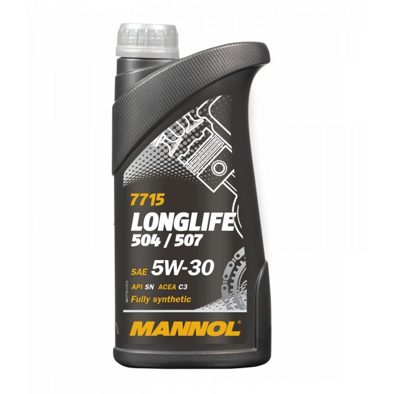 MANNOL Olej silnikowy 5W30 Longlife 504/507 O.E.M. for VW, AU 1 litr (7715)