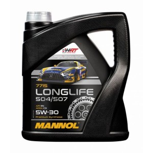 MANNOL Olej Silnikowy 5W30 Longlife 504/507 OEM for VW, AU 4L (7715)