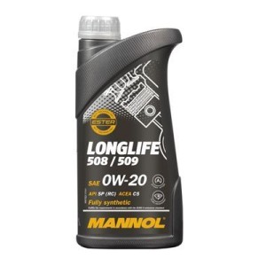 MANNOL Olej Silnikowy 0W20 Longlife 508/509 1L (7722) - Sklep Motoryzacyjny