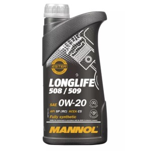 MANNOL Olej Silnikowy 0W20 Longlife 508/509 1L (7722) - Sklep Motoryzacyjny
