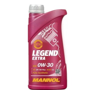 MANNOL Olej Silnikowy Samochodowy 0W30 Legend Extra Ester C2/C3 1 Litr (7919) (Syntetyczny)