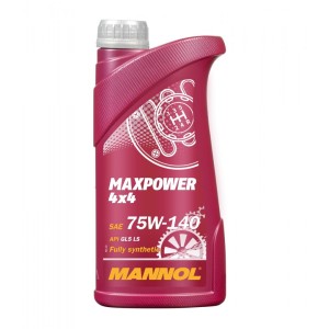 MANNOL MAXPOWER 4X4 75W140 API GL5- Olej przekładniowy syntetyczny 1L
