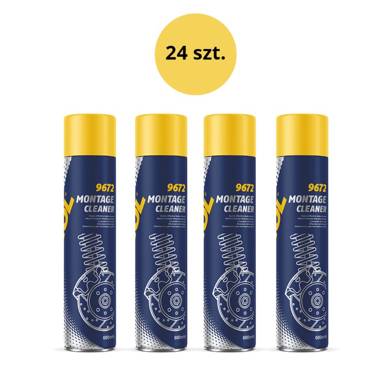 MANNOL Montage Cleaner Preparat do Odtłuszczania Hamulców 600ml (9672)