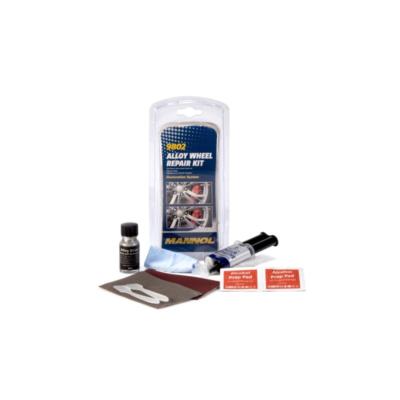 Naprawa felg MANNOL ALLOY WHEEL REPAIR KIT 9802 - Zestaw naprawczy (PROMOCJA)