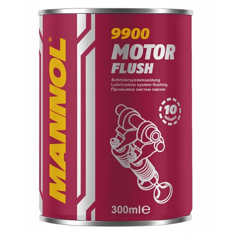 Preparat do płukania silnika MANNOL MOTOR FLUSH 300ML - skuteczna ochrona silnika