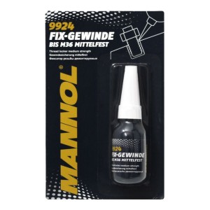 MANNOL FIX GEWINDE MITTELFEST 10ML Klej do gwintów - niebieski - Średni (9924) (144)