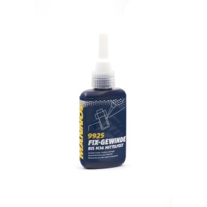 Klej do gwintów MANNOL FIX-GEWINDE MITTELFEST, niebieski 'średni' 50ml