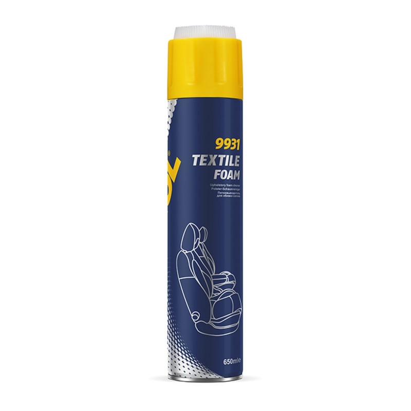 Piana do czyszczenia tapicerki i tkanin 650ml - MANNOL TEXTILE FOAM (9931)