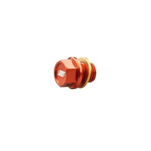 Korek spustowy oleju z magnesem KTM / Husqvarna / Gas Gas - pomarańczowy