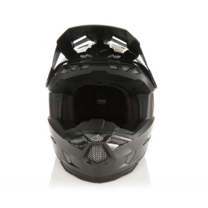 6d helmets kask cross/enduro model atr-3 solid gloss black fim (frhphe-02) kolor czarny/szary rozmiar m ( 57 - 58 cm )