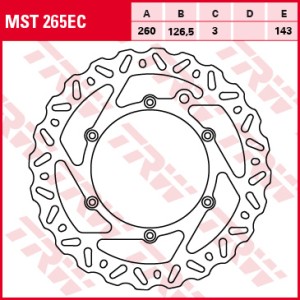 Tarcza hamulcowa przód KTM SX / EXC / XC 250 94-25, EXC / SX / XC 350 10-, EXC / SX 400 94-07, EXC / SX / XC 03-, LC4 620