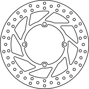 Tarcza hamulcowa TRW ZF do Kawasaki KX 125 03-05, KLX / KX 250 93-17, KLX 650 93-95, Suzuki RMZ 250 04-06 (PROMOCJA)