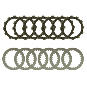 Tarcze i przekładki sprzęgłowe Husqvarna CR/WR/WRE 125 00-11 (MX-03246H) (EBS1222)