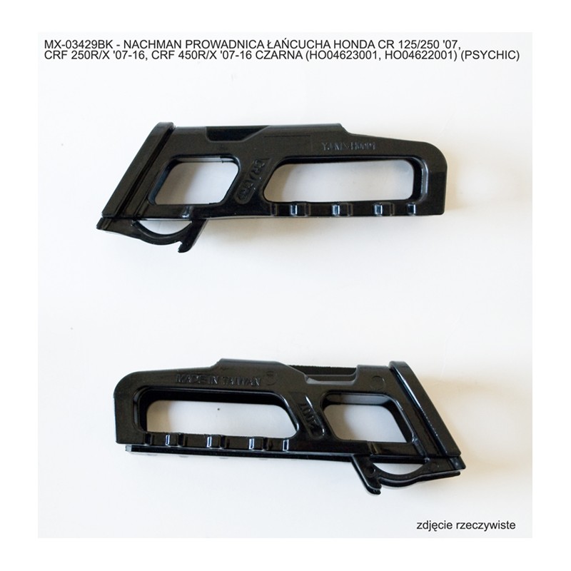 PSYCHIC PROWADNICA ŁAŃCUCHA HONDA CR 125/250 '07, CRF 250 R '07-'25, CRF 250X '07-'17, CRF 250 RX '19-'25, CRF 450 R '07