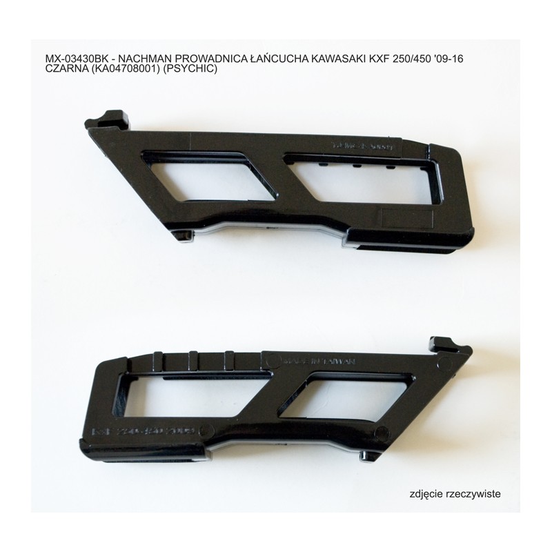 Psychic Prowadnica Łańcucha Kawasaki KXF 250/450 '09-'25 Kolor Czarny