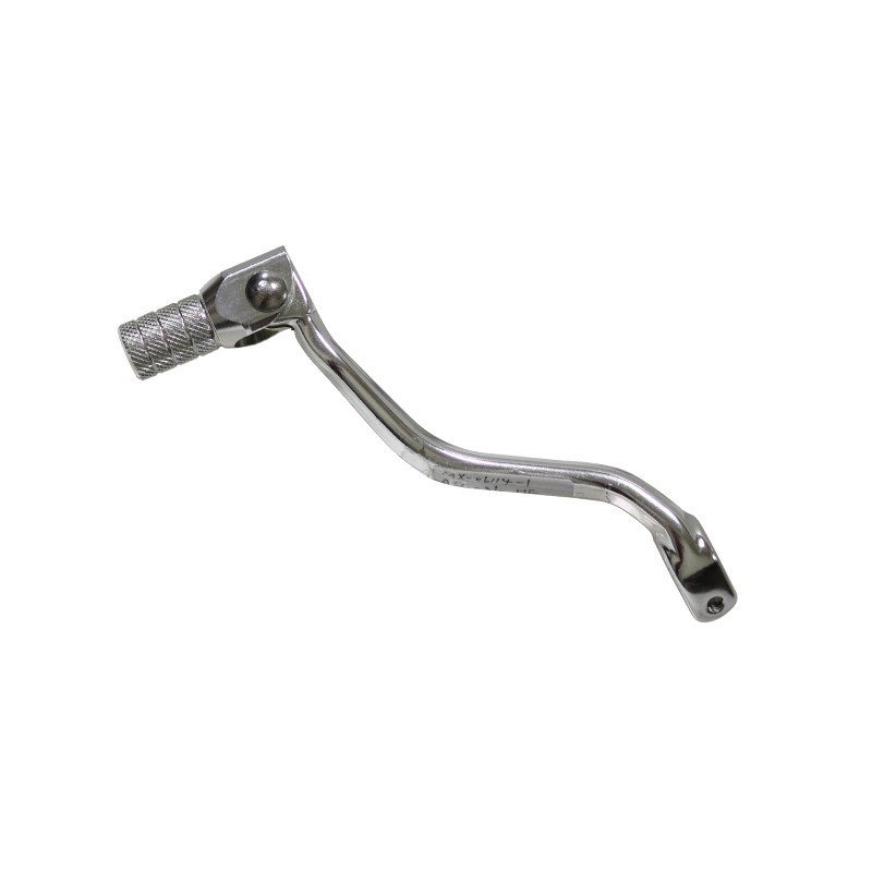 Dźwignia zmiany biegów Kawasaki KX 60 '83-03, 80/85 '83-23, 112 '22-23, 250 '83-86, 500 87-93 - kolor srebrny