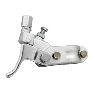 Uchwyt dźwigni sprzęgła Honda CRF 250 '04-09, CRF 450 '04-08 - kolor srebrny z dźwignią dekompresatora