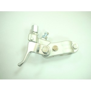 Uchwyt dźwigni sprzęgła Honda CRF 250 '04-09, CRF 450 '04-08 - kolor srebrny z dźwignią dekompresatora