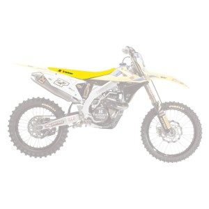 Pokrowiec na siedzenie Suzuki RMZ 250 zebra czarno-żółty