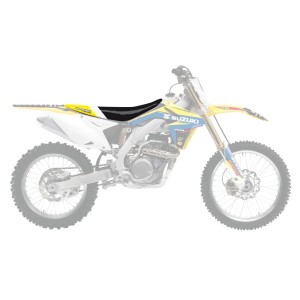 Pokrowiec na siedzenie Suzuki RMZ 450 '08-'17 Dream 4 kolor czarny żółty biały