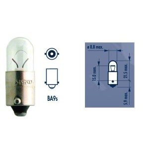 NARVA ŻARÓWKA T4W 12 4W BA9S - Postojówka, Światło Postojowe, Pozytywne