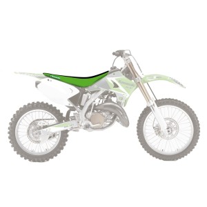 Blackbird Pokrowiec / Poszycie na Siedzenie Kawasaki KX 125-250 '03-'08 Zielony Czarny
