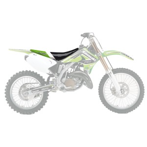 Pokrowiec / Poszycie na siedzenie Kawasaki KX 125/250 '03-'08 Dream 4 kolor czarny zielony biały