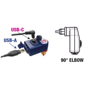 OPTIMATE ŁADOWARKA USB Z WTYCZKĄ DO GNIAZDKA DIN DO CAN-BUS BMW, TRIUMPH, DUCATI MULTISTRADA I Z GNIAZDKAMI USB-A ORAZ USB-C