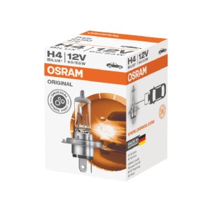 Żarówka OSRAM H4 12V 60/55W P43T Original - Sklep Motoryzacyjny