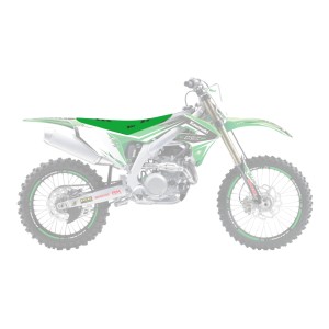 Pokrowiec / poszycie na siedzenie Kawasaki KXF 250 '13-'20, KXF 450 '12-'18 TSC kolor zielony