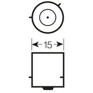 OSRAM ŻARÓWKA 21W 12V BAU15S PY21W (ORANGE) - POMARAŃCZOWA KIERUNKOWSKAZ