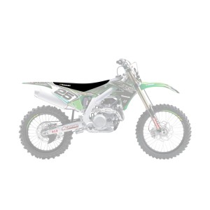 Pokrowiec na siedzenie Kawasaki KXF 250/450 w kolorze czarnym - Pyramid