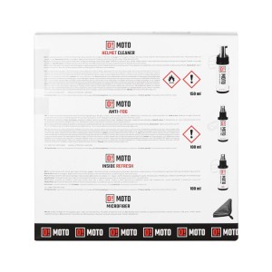 Zestaw prezentowy do pielęgnacji kasku O!Moto - Ochrona i pielęgnacja kasku