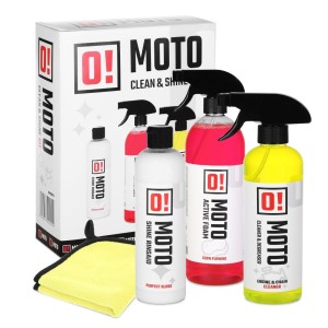 Zestaw prezentowy do mycia i pielęgnacji motocykla O!Care Protection and Shine Moto