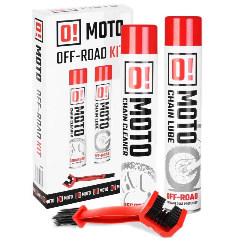 Zestaw do czyszczenia i smarowania łańcucha OMOTO OFF ROAD 2+1 (2 x 750ml) - O!MOTO