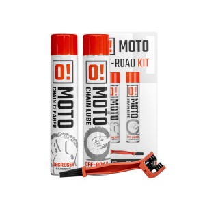 Zestaw do czyszczenia i smarowania łańcucha OMOTO OFF ROAD 2+1 (2 x 750ml) - O!MOTO