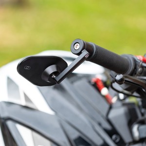 OXFORD LUSTERKO NA KONIEC KIEROWNICY SHIELD 360 KOLOR CZARNY