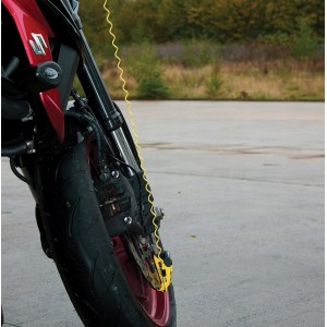 OXFORD PRZYPOMINACZ BLOKADY TARCZY HAMULCOWEJ ŻÓŁTY