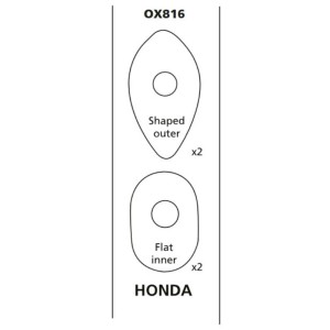 OXFORD OXFORD MOCOWANIE (ZAŚLEPKA) KIERUNKOWSKAZU / KIERUNKOWSKAZÓW HONDA - KOMPLET