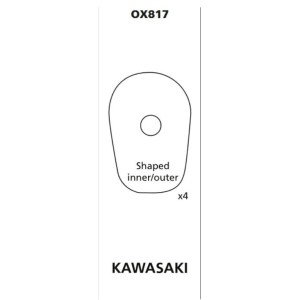 Oxford Mocowanie (zaślepka) kierunkowskazu/kierunkowskazów Kawasaki - Komplet
