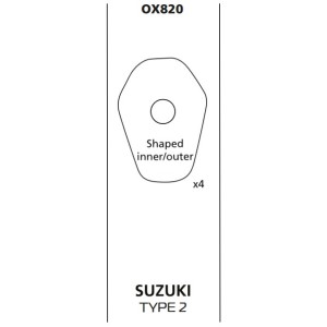 Mocowanie kierunkowskazu do Suzuki SV 650, GSXR 600/750/1000 (96-05) - przód i tył