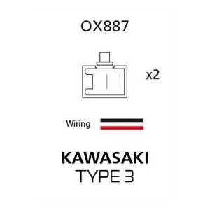 Oxford promocja złącze kierunkowskazów LED i żarówkowych do kostki OEM Kawasaki T