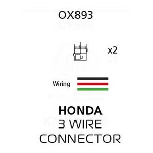 OXFORD ZŁĄCZE (PRZEWÓD / PRZEJŚCIÓWKA / KABEL / PRZEDŁUŻACZ) KIERUNKOWSKAZÓW LED I ŻARÓWKOWYCH DO KOSTKI OEM HONDA